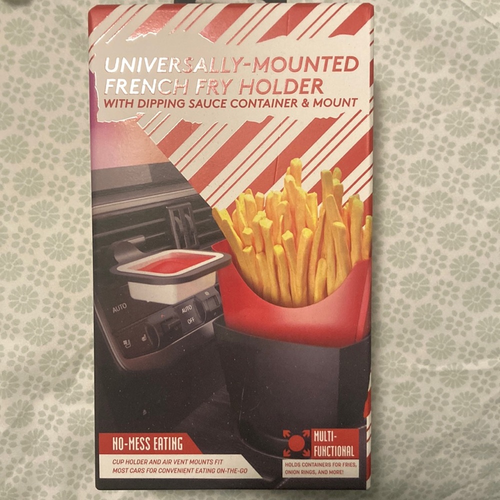Universally mounted French fry 🍟 holder